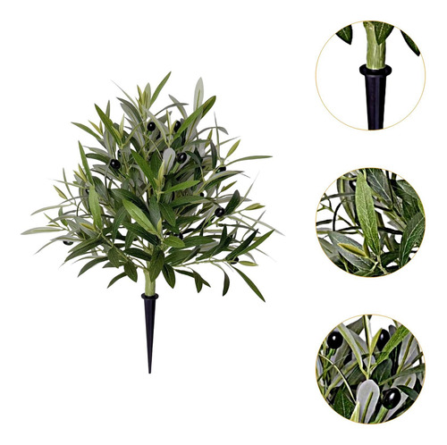 Olivo Artificial Topiario Con Estaca Para Suelo,