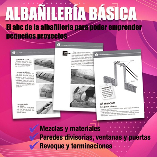 Albañilería: Libro De Nociones Básicas De Albañilería