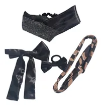 Comprar Moño Raso Con Hebilla Vinchas Turbantes Lycra Raso Y Lurex