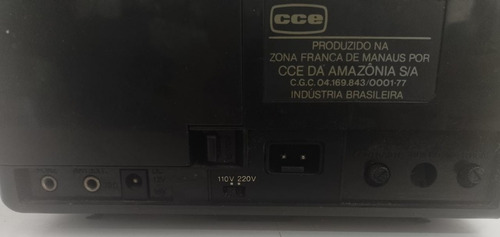 Imagem 6 de 8 de Mini Tv - Cce Tvp-6 - Com Defeito, Ler Descrição