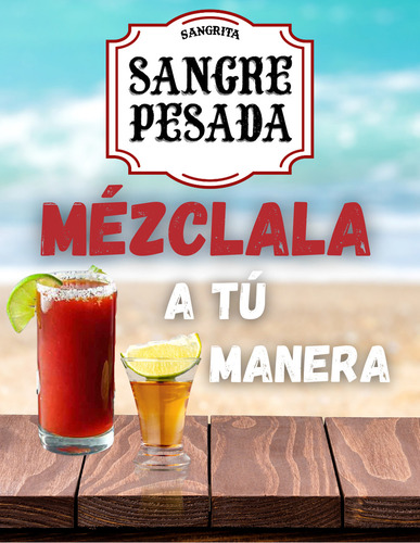 Sangrita Artesanal Sangre Pesada 750ml Para Tequila Mezcal