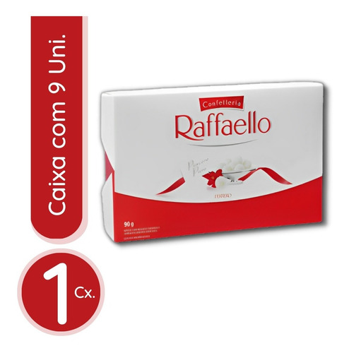 Bombom Raffaello - 1 Caixa Com 9 Bombons