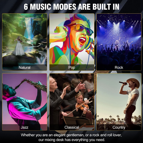 Mezclador De Audio Inalámbrico De 12 Canales, Equipo De Dj