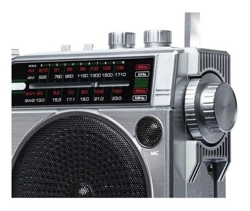 Imagem 3 de 4 de Boombox Retro Rocker Toca Fita Cassete E Rádio Ion Isp113