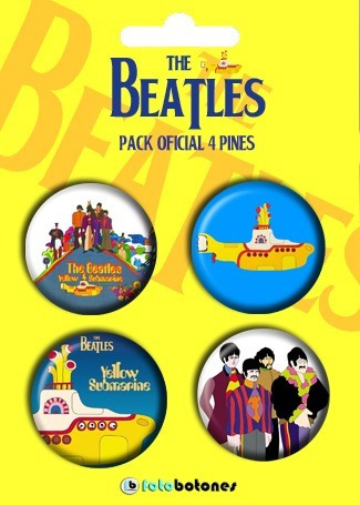 Pines De The Beatles X 4 Prendedores (pack 5) 38mm