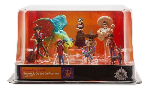 Coco Play Set 9 Figuras Deluxe Nuevo Disney Store No Peluche