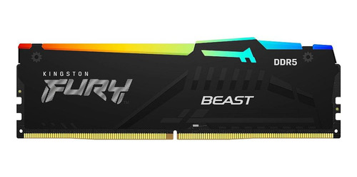 Memória Pc Ddr5 16gb 5600mhz Fury Beast Rgb Kf556c40bba-16