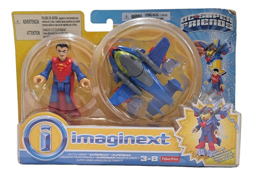Imaginext Dc Super Friends Superma Transformable (Usado)