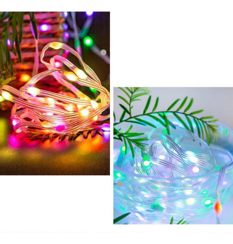 Y Cadena De Luces De Arcoíris Para Exteriores Cadena De