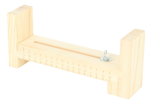 Plantilla De Pulsera De Madera Con Clips De Metal Ajustables