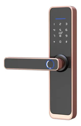 Cerradura Digital Electronica Biometría X9 App Ttloc Huella Bronce