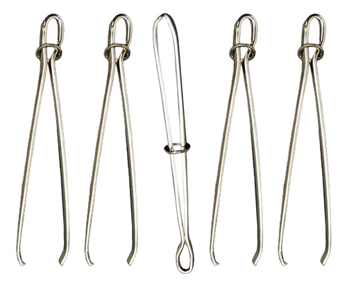 5 Pinzas Y Enhebrador De Cordón Elástico Bodkin De Metal,
