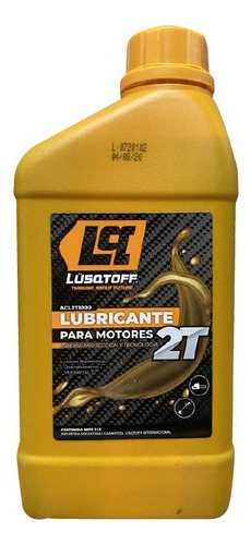 Aceite 2 Tiempos Para Motosierra Desmalezadora 1 Lt Lusqtoff