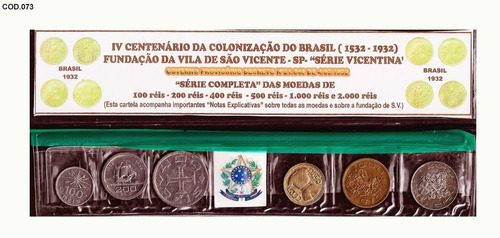 Moedas Raras Série Vicentina Completa Veja Descrição-073