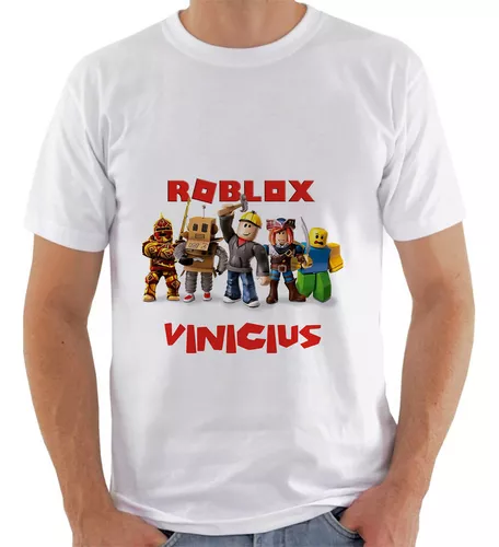 Camisa Camiseta Adulto Infantil Personalizado Roblox