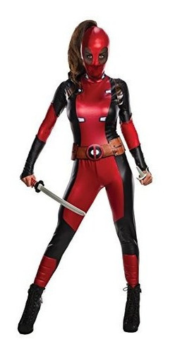 Disfraz De Marvel Deadpool Para Mujer, Multi, Mediano