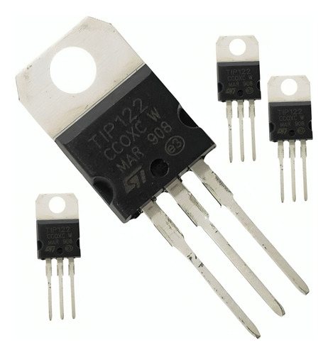 Transistor Darlington Tip122 (4 Peças) Tip 122 Ip122 P122