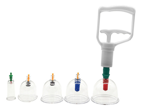 Kit de 32 ventosas terapéuticas musculares con bomba extensora