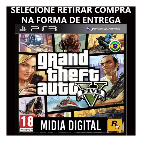 Grand Theft Auto V PS3 (GTA V) - Compra jogos online na