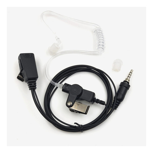 Audífonos Con Clip Negro De 3.5 Mm Con Micrófono Ppt Para