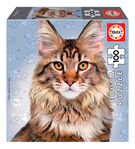 Puzzle Educa Borras 100pcs Maine Coon 18805