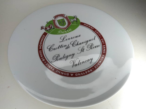 Plato De Porcelana Champs-elysees Paris France, Berry, En Pe