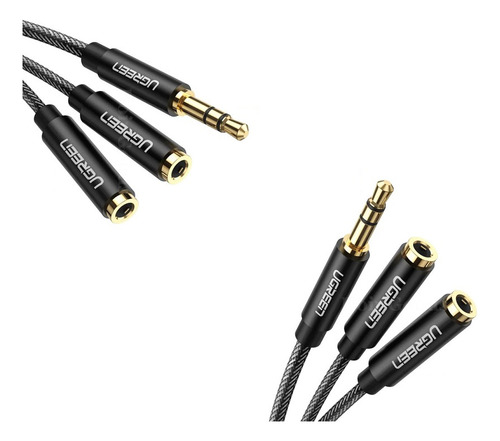 Audio 1 A 2 Cable Divisor Audio Trs Jack 3.5mm Splitter