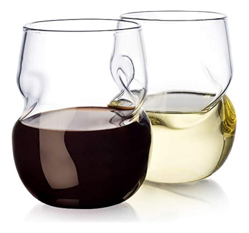 Dragon Glassware Copas De Vino, Vidrio Transparente Sin Plom