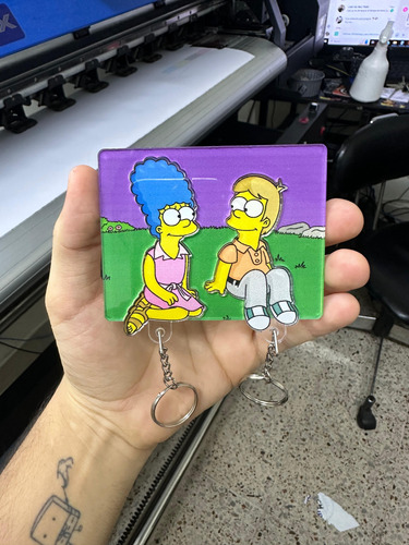 Porta Llaves Los Simpsons