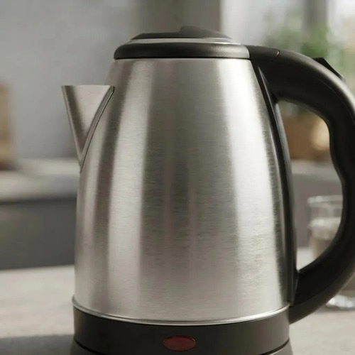 Chaleira Jarra Elétrica 1,8l Litros Em Inox Desligamento Automático Aquecimento Rápido Segura Café Chá Fácil Abertura Tampa Alça Viacruz