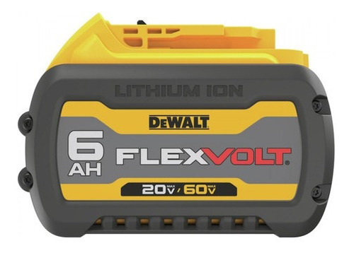 Imagem 2 de 4 de Bateria 6ah 20v/60v Flexvolt C/ Visor Carga Dcb606- Dewalt