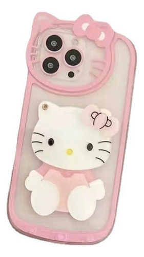 Funda De Teléfono Hello Kitty Con Espejo De Maquillaje Para