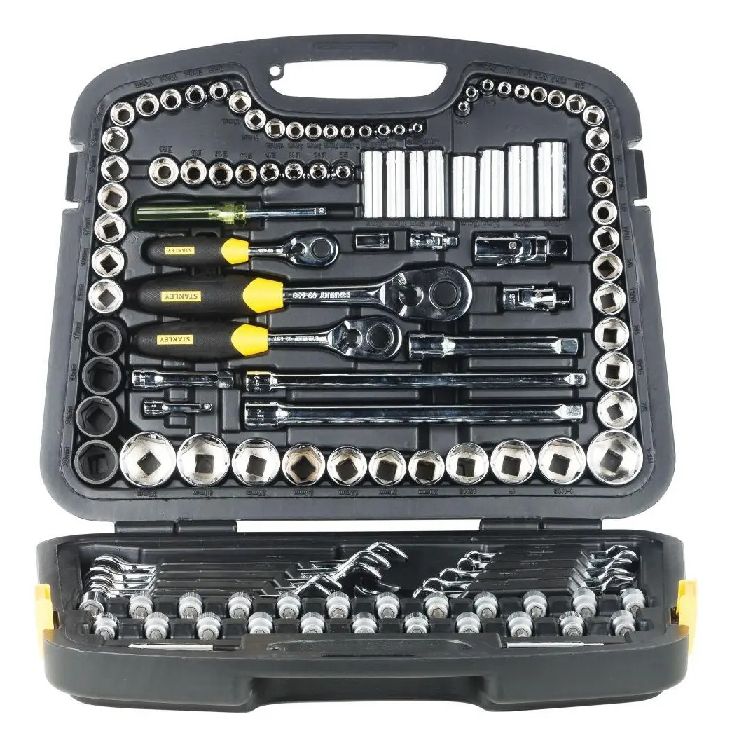 Juego Set Llaves Combinadas Tubos Stanley 120 Piezas 91-931