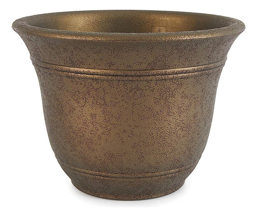 Listo Sra16001p02 Sierra Planter, Bronce Nórdico, 16 Pulgada