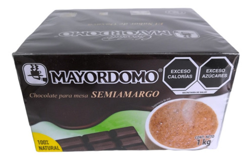  Chocolate Mayordomo Semi Amargo 1kg