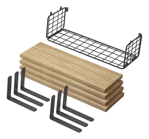 Estantes Flotantes Para Baño Con Canasta De Almacenamiento