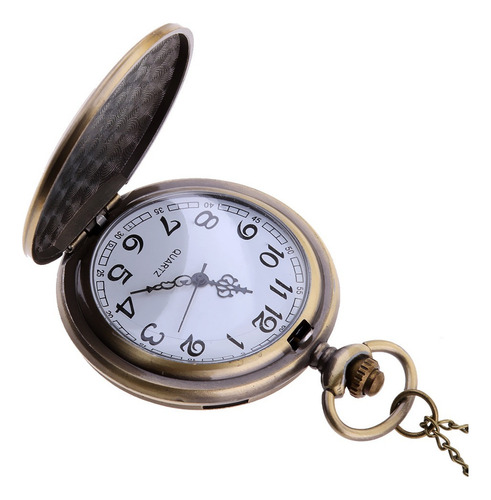 Retro Vintage Antiguo Steampunk Reloj De Bolsillo Collar
