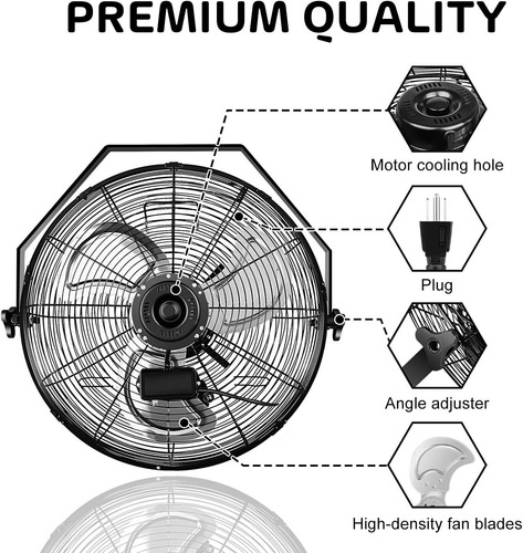 Ventiladores Industriales Simple Deluxe, 45.72 Cm, 2 Piezas
