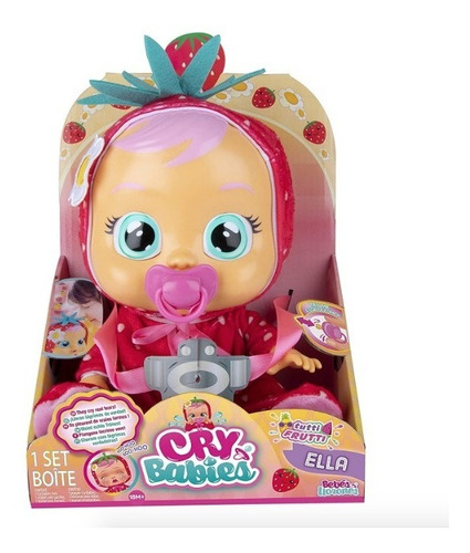 Imagen 1 de 7 de Muñeca Cry Babies Tutti Frutti Bebes Llorones Jugar Perfume