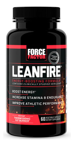 Force Factor, Leanfire, 60 Vegetable Capsules Sabor Sin Sabor