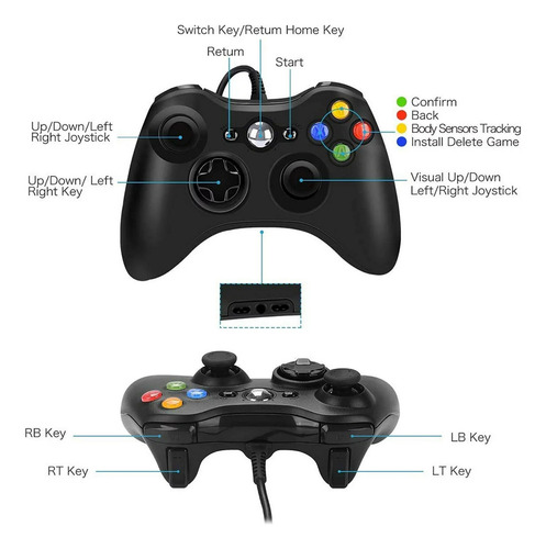 Control Generico Para Xbox 360 Pc Y Android Envío Gratis!!