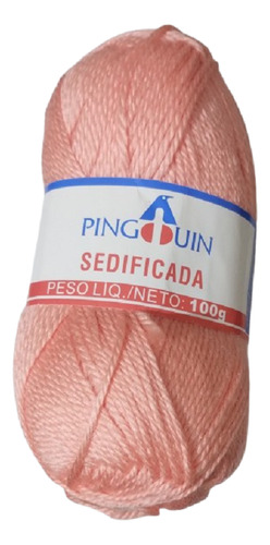 1 Kilo Ovillo Sedificada Pingouin 100g 30% Lana 70% Acrili Coral Claro
