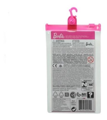 Imagem 3 de 3 de Roupa Da Barbie Blusa Lilás E Saia Rosa Ms