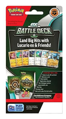 Pokemon Tcg: Lucario Ex Battle Deck (deck De 60 Cartas Listo