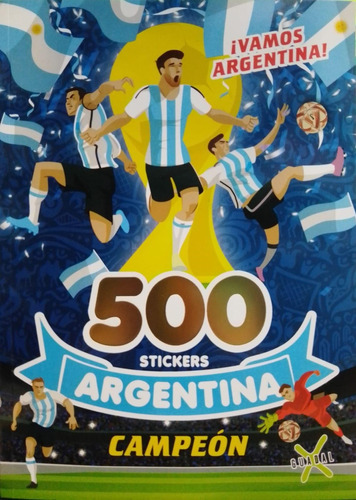 500 Stickers De Argentina Campeon
