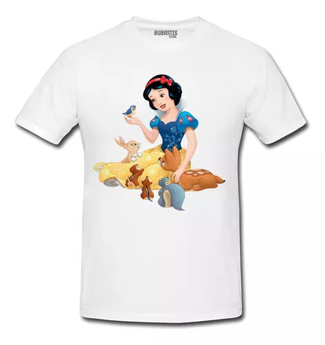 Camiseta Camisa Branca De Neve Desenho Princesa Menina 01 - jk