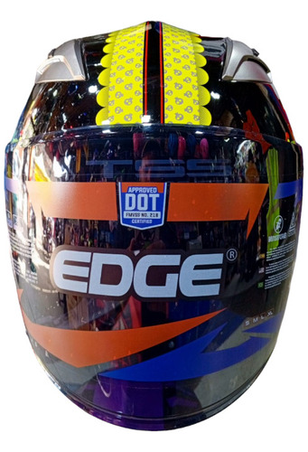 Casco Semi Integral Edge Jaguar Caravel Con Doble Visor Rm