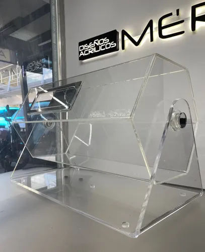 Biombo Transparente Giratorio