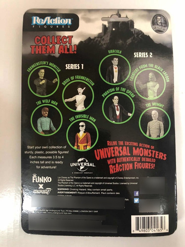 Figura Reaction Monstros Da Universal Fantasm D Opera Super7