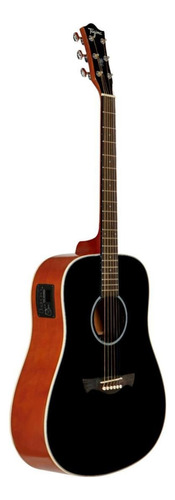 Guitarra acústica Tagima TW-25 EQ para diestros black